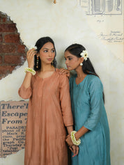 ZEENAT - SET OF 2 IN TEAL BLUE