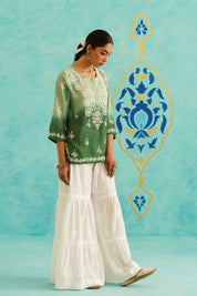 HAYAA - SET OF TWO IN GREEN OMBRE