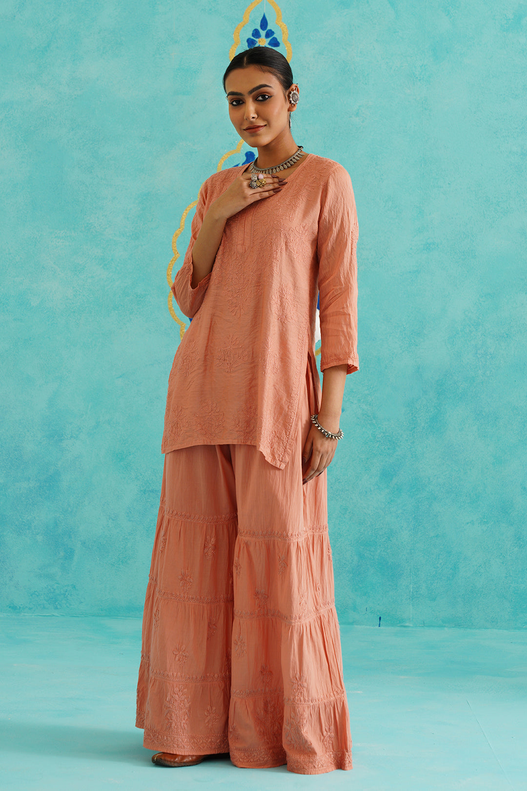 ZIYA - SET OF TWO IN RUST ORANGE