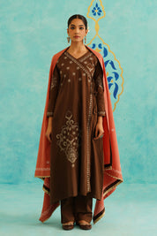 FIDA - SET OF THREE IN BROWN - ORANGE