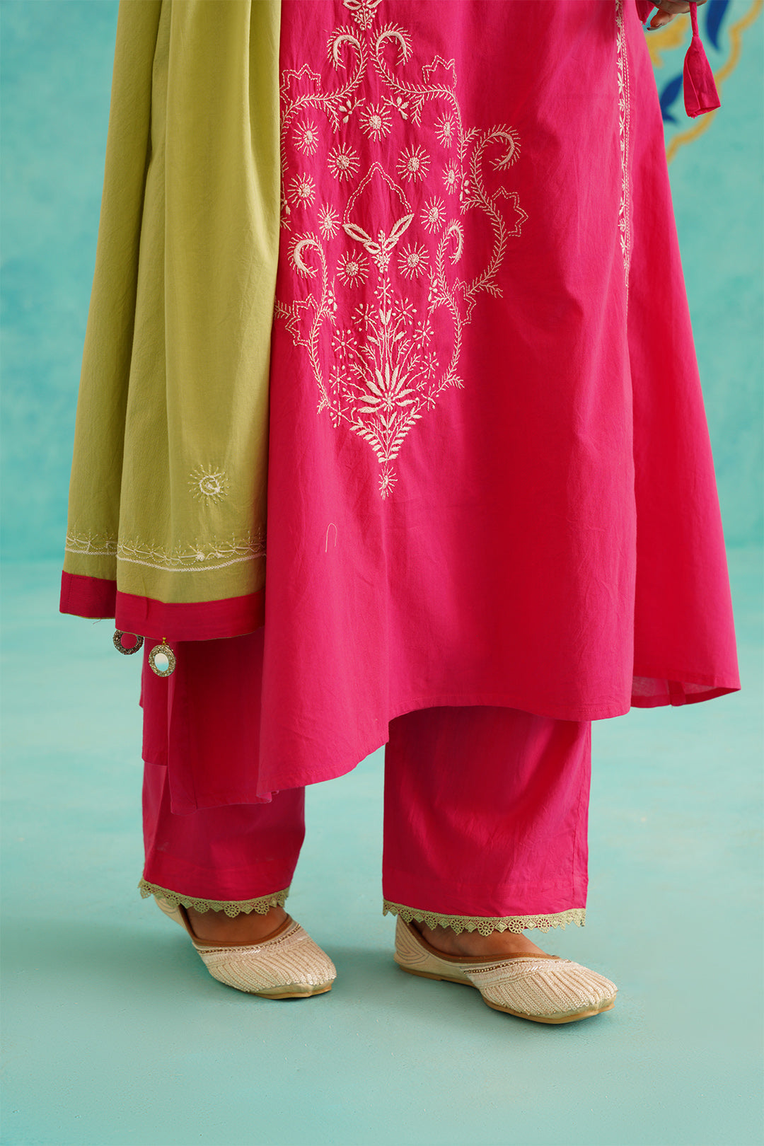 FIDA - SET OF THREE IN FUSCIA PINK