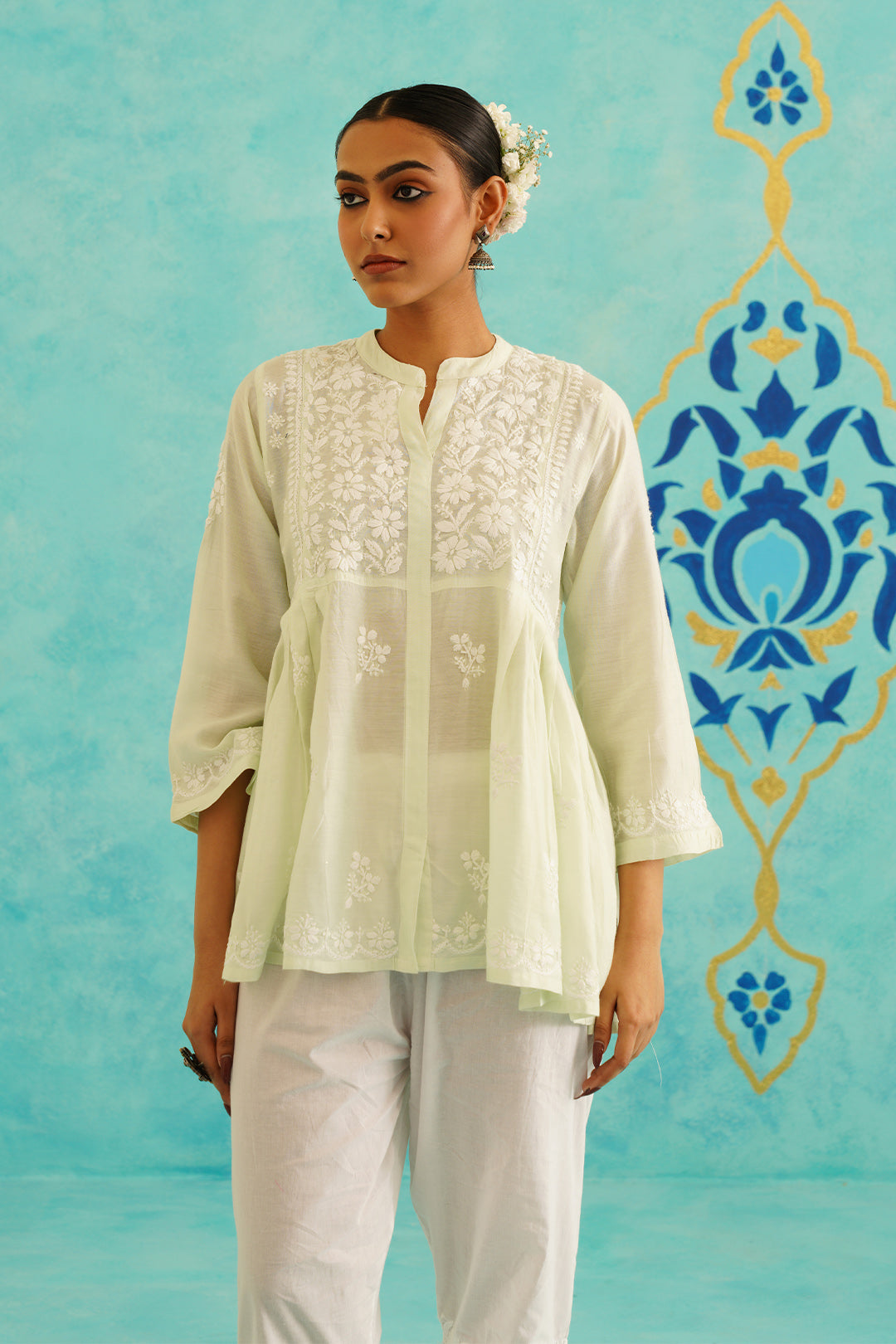 AARZOO - SET OF TWO IN MINT GREEN