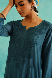 FIZA - SET OF TWO IN TEAL BLUE