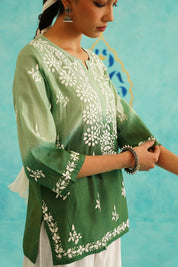 HAYAA - SET OF TWO IN GREEN OMBRE