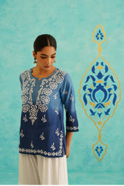 HAYAA -  SET OF TWO IN BLUE OMBRE