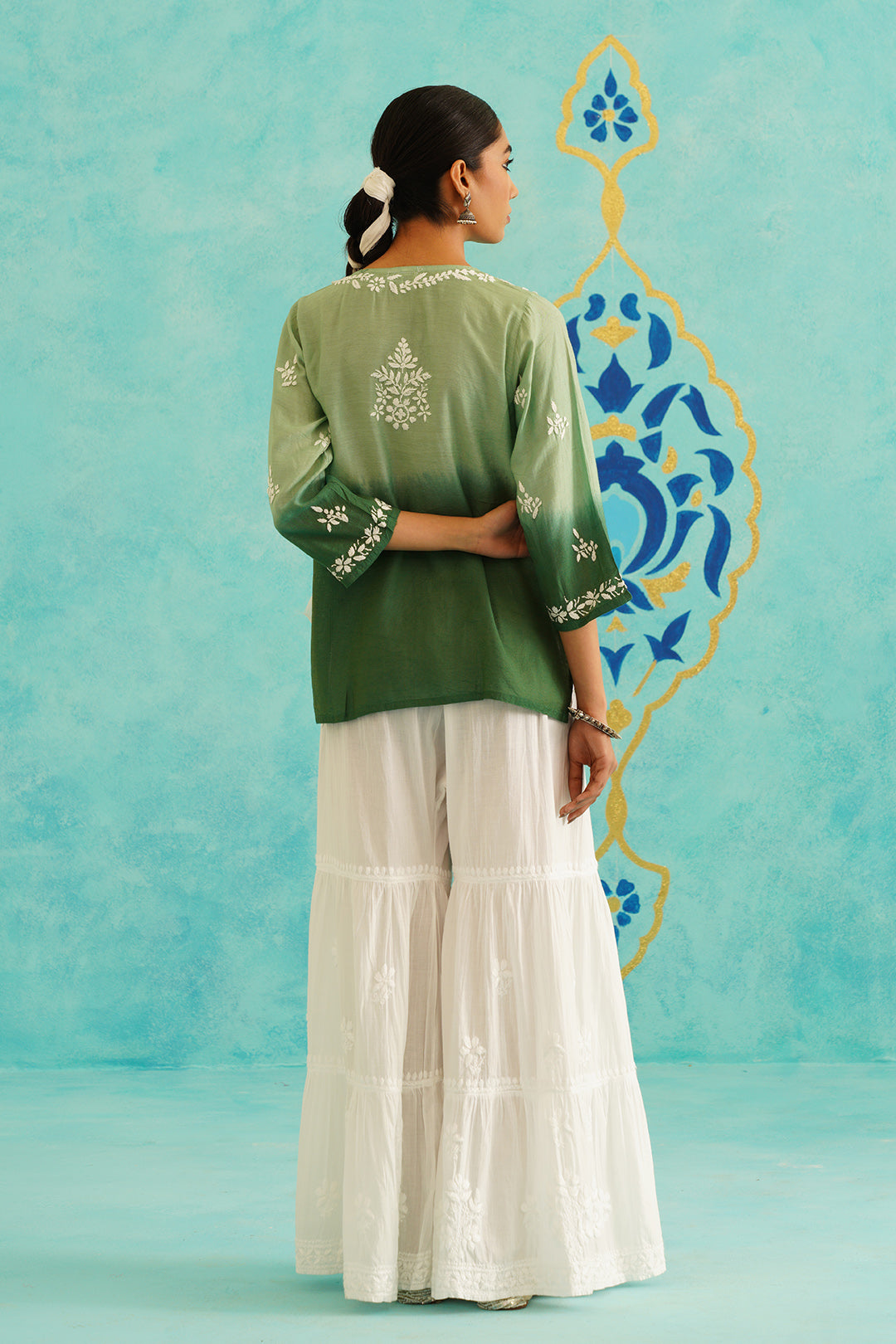 HAYAA - SET OF TWO IN GREEN OMBRE