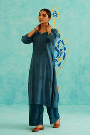 FIZA - SET OF TWO IN TEAL BLUE