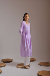 NISHAT - SET OF TWO WITH PALAZZO IN LILAC