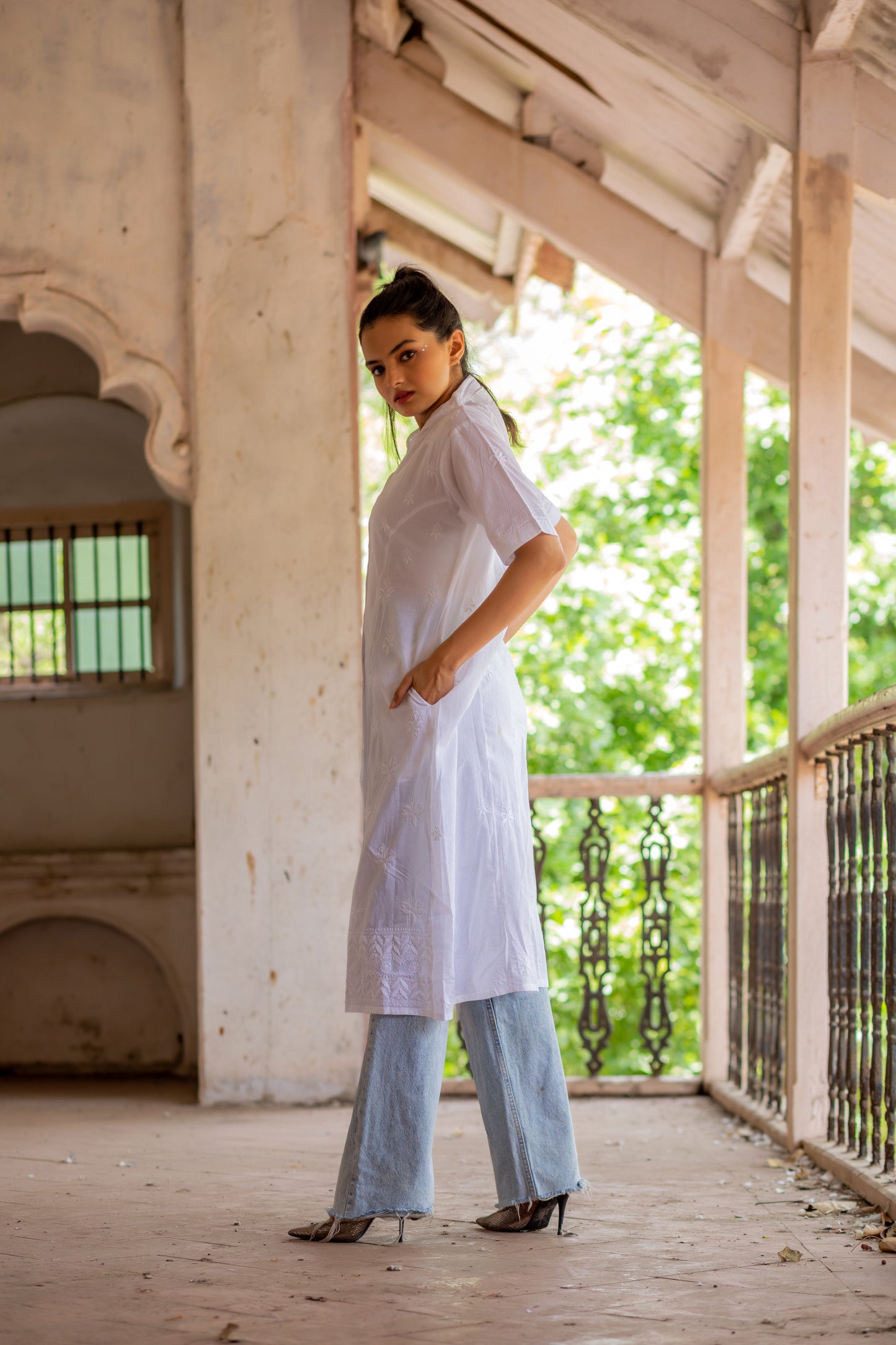 'ADYA' - SHIRT DRESS CUM KURTI