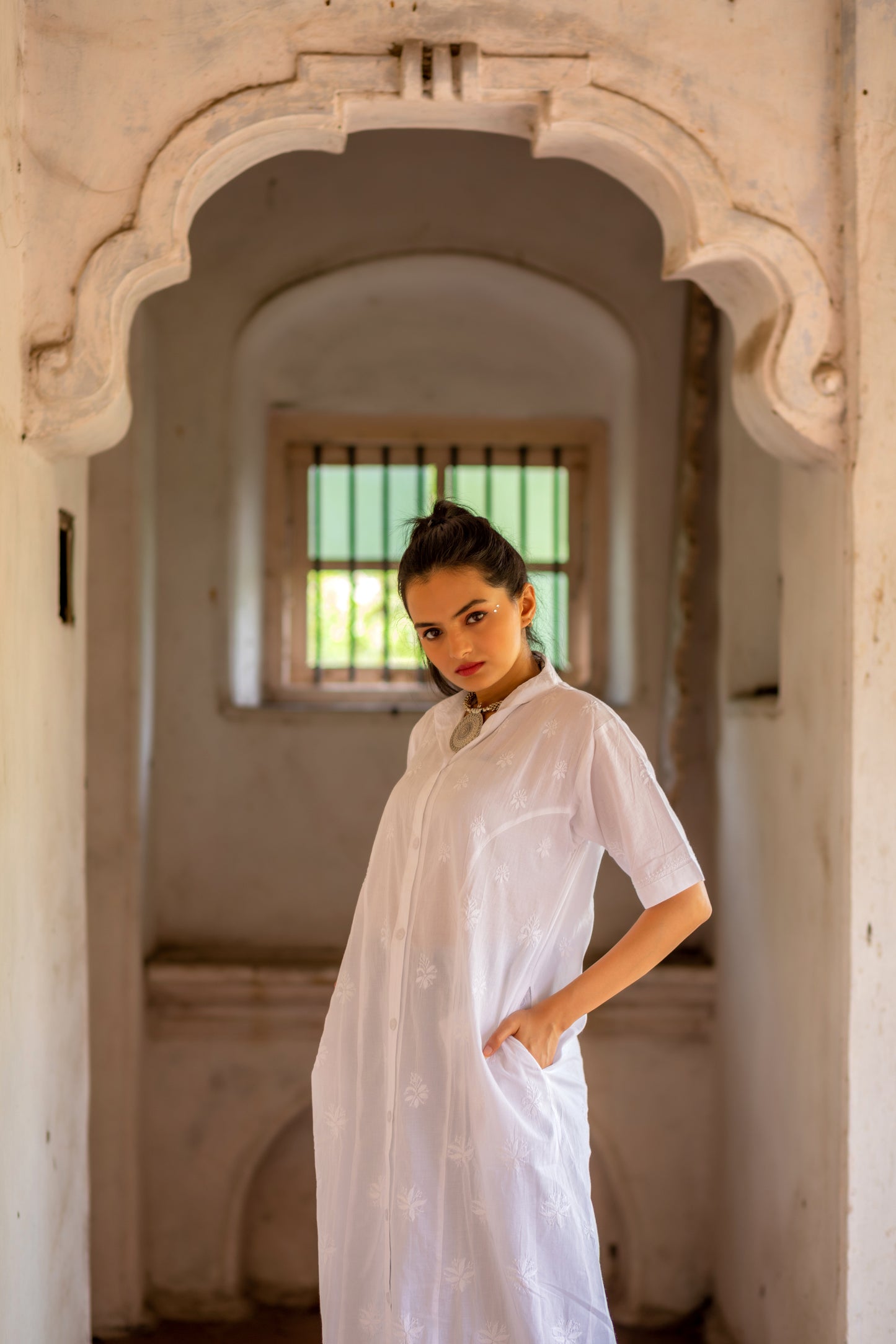 'ADYA' - SHIRT DRESS CUM KURTI